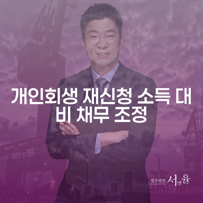 개인회생 재신청, 소득 대비 채무 조정이 필요할 때 어떻게 해야 할까요?