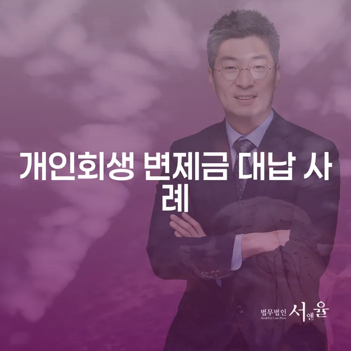 개인회생 변제금 대납 사례: 어떻게 해결할 수 있을까요?